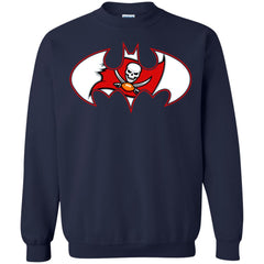 We Are The Tampa Bay Buccaneers Batman Nfl Mashup Crewneck Pullover Sweatshirt Crewneck Pullover Sweatshirt - parenttees