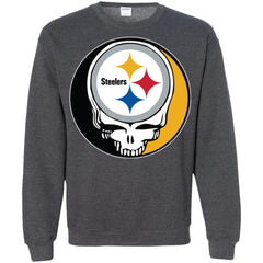 Pittsburgh Steelers Grateful Dead Steal Your Face Football Nfl Shirts Crewneck Pullover Sweatshirt Crewneck Pullover Sweatshirt - parenttees