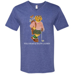 Polo Bear Ralph Lauren T-shirt Men V-Neck T-Shirt