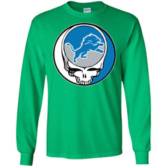 Detroit Lions Grateful Dead Steal Your Face Football Nfl Shirts Men Long Sleeve Shirt Men Long Sleeve Shirt - parenttees