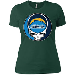 Los Angeles Chargers Grateful Dead Steal Your Face Football Nfl Shirts Women Cotton T-Shirt