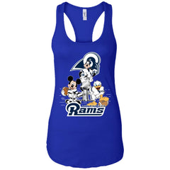 Nfl – Los Angeles Rams Donald Duck Goofy Mickey Mouse Super Bowl 2019 Football Women Tank Top Women Tank Top - parenttees