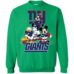 Mickey Mouse New York Giants American Football Nfl Sports Shirt Crewneck Pullover Sweatshirt Crewneck Pullover Sweatshirt - parenttees