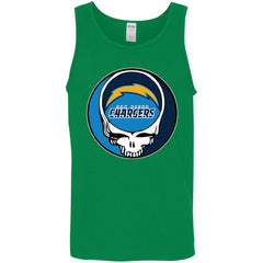 Los Angeles Chargers Grateful Dead Steal Your Face Football Nfl Shirts Men Cotton Tank Men Cotton Tank - parenttees