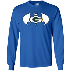 We Are The Green Bay Packers Batman Nfl Mashup Men Long Sleeve Shirt Men Long Sleeve Shirt - parenttees