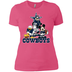 Mickey Mouse Dallas Cowboys American Football Nfl Sports Shirt Women Cotton T-Shirt Women Cotton T-Shirt - parenttees