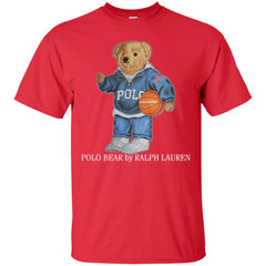 Polo Bear Ralph Lauren Men Cotton T-Shirt Men Cotton T-Shirt - parenttees