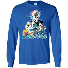 Mickey Mouse Miami Dolphins American Football Nfl Sports Shirt Men Long Sleeve Shirt Men Long Sleeve Shirt - parenttees