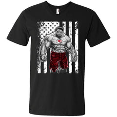 Giants Hulk Kansas City Chiefs T-shirt Men V-Neck T-Shirt Men V-Neck T-Shirt - parenttees