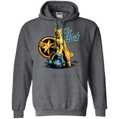 Captain Marvel Symbol Goose Fly High Pullover Hoodie Sweatshirt Pullover Hoodie Sweatshirt - parenttees