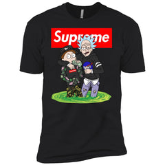 Supreme Rick And Morty T-shirt Men Short Sleeve T-Shirt Men Short Sleeve T-Shirt - parenttees