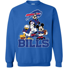 Mickey Mouse Buffalo Bills American Football Nfl Sports Shirt Crewneck Pullover Sweatshirt Crewneck Pullover Sweatshirt - parenttees