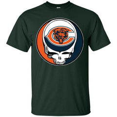 Chicago Bears Grateful Dead Steal Your Face Football Nfl Shirts Men Cotton T-Shirt Men Cotton T-Shirt - parenttees