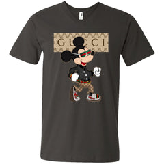 Gucci Shirt Mickey Mouse T-shirt Men V-Neck T-Shirt Men V-Neck T-Shirt - parenttees