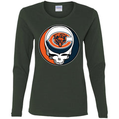 Chicago Bears Grateful Dead Steal Your Face Football Nfl Shirts Women Long Sleeve Shirt Women Long Sleeve Shirt - parenttees