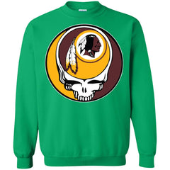 Washington Redskins Grateful Dead Steal Your Face Football Nfl Shirts Crewneck Pullover Sweatshirt Crewneck Pullover Sweatshirt - parenttees