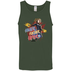 Captain Marvel Movie Vintage Colors Powers Men Cotton Tank