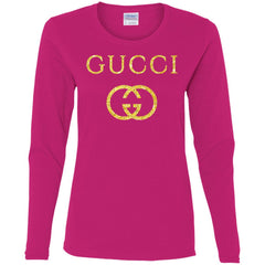 Gucci Logo Vintage Inspired Women Long Sleeve Shirt Women Long Sleeve Shirt - parenttees