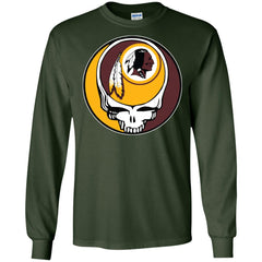Washington Redskins Grateful Dead Steal Your Face Football Nfl Shirts Men Long Sleeve Shirt Men Long Sleeve Shirt - parenttees