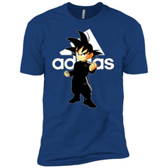 Goku Treding Adidas White T-shirt Men Short Sleeve T-Shirt Men Short Sleeve T-Shirt - parenttees