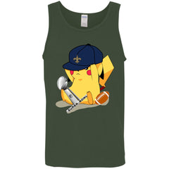 Nfl – New Orleans Saints Pikachu Super Bowl 2019 Football Men Cotton Tank Men Cotton Tank - parenttees