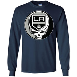 Los Angeles Kings Grateful Dead Steal Your Face Hockey Nhl Shirts Men Long Sleeve Shirt