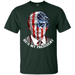 Donald Trump American Flag T-shirt Men Cotton T-Shirt Men Cotton T-Shirt - parenttees