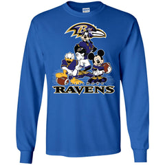 Mickey Mouse Baltimore Ravens American Football Nfl Sports Shirt Men Long Sleeve Shirt Men Long Sleeve Shirt - parenttees