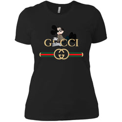 Gucci Mickey T-shirt Women Cotton T-Shirt