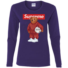 Supreme Bear Sport T-shirt Women Long Sleeve Shirt Women Long Sleeve Shirt - parenttees
