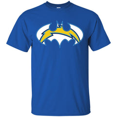 We Are The Los Angeles Chargers Batman Nfl Mashup Men Cotton T-Shirt Men Cotton T-Shirt - parenttees