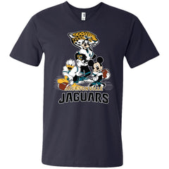 Mickey Mouse Jacksonville Jaguar American Football Nfl Sports Shirt Men V-Neck T-Shirt Men V-Neck T-Shirt - parenttees