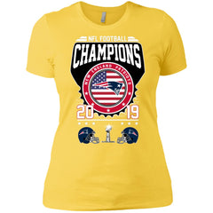 Nfl – Football Champions New England Patriots Super Bowl 2019 Women Cotton T-Shirt Women Cotton T-Shirt - parenttees