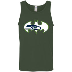 We Are The Seattle Seahawks Batman Nfl Mashup Men Cotton Tank