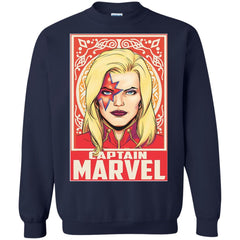 Captain Marvel Ornament Crewneck Pullover Sweatshirt Crewneck Pullover Sweatshirt - parenttees