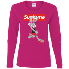 Supreme Rabbit Cute Stylelist T-shirt Women Long Sleeve Shirt Women Long Sleeve Shirt - parenttees