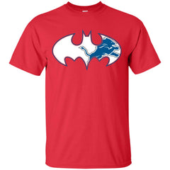 We Are The Detroit Lions Batman Nfl Mashup Men Cotton T-Shirt Men Cotton T-Shirt - parenttees