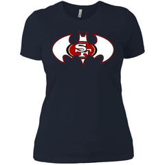 We Are The San Francisco 49ers Batman Nfl Mashup Women Cotton T-Shirt Women Cotton T-Shirt - parenttees