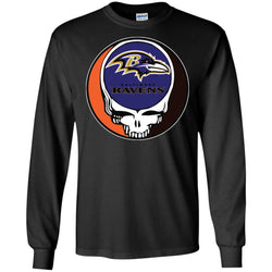 Baltimore Ravens Grateful Dead Steal Your Face Football Nfl Shirts Men Long Sleeve Shirt