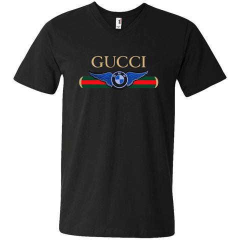 Gucci Bmw T-shirt Men V-Neck T-Shirt Black / S Men V-Neck T-Shirt - parenttees