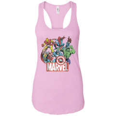 Marvel Avengers Team Retro Comic Vintage Graphic Women Tank Top Women Tank Top - parenttees