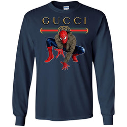 Spider Man Gucci Funny  Trend T- Shirt Men Long Sleeve Shirt