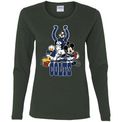 Mickey Mouse Indianapolis Colts American Football Nfl Sports Shirt Women Long Sleeve Shirt Women Long Sleeve Shirt - parenttees