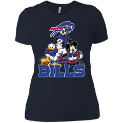 Mickey Mouse Buffalo Bills American Football Nfl Sports Shirt Women Cotton T-Shirt Women Cotton T-Shirt - parenttees