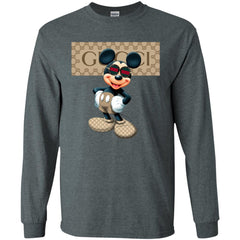 Gucci Mickey Gift Birthday T-shirt Men Long Sleeve Shirt Men Long Sleeve Shirt - parenttees