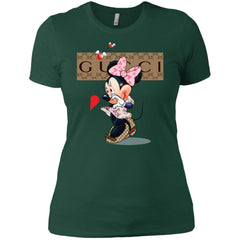 Couple Gucci Minnie Tshirt Valentine's Day Women Cotton T-Shirt Women Cotton T-Shirt - parenttees