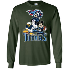 Mickey Mouse Tennessee Titans American Football Nfl Sports Shirt Men Long Sleeve Shirt Men Long Sleeve Shirt - parenttees