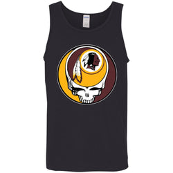 Washington Redskins Grateful Dead Steal Your Face Football Nfl Shirts Men Cotton Tank