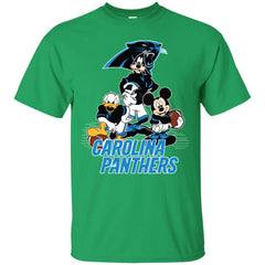 Mickey Mouse Carolina Panthers American Football Nfl Sports Shirt Men Cotton T-Shirt Men Cotton T-Shirt - parenttees