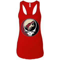 Arizona Coyotes Grateful Dead Steal Your Face Hockey Nhl Shirts Women Tank Top Women Tank Top - parenttees